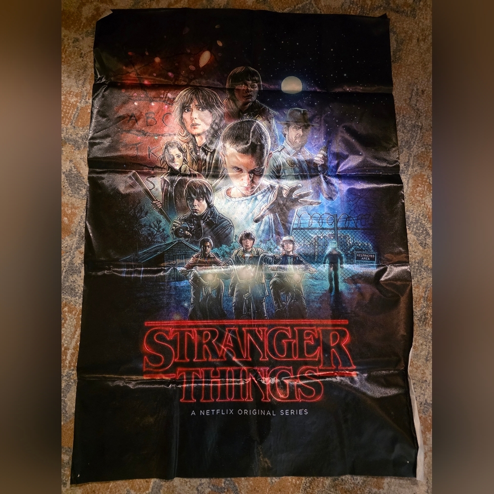 STRANGER THINGS Poster Netflix Series Sci Fi Eleven Mike Dustin Will Lucas Hop